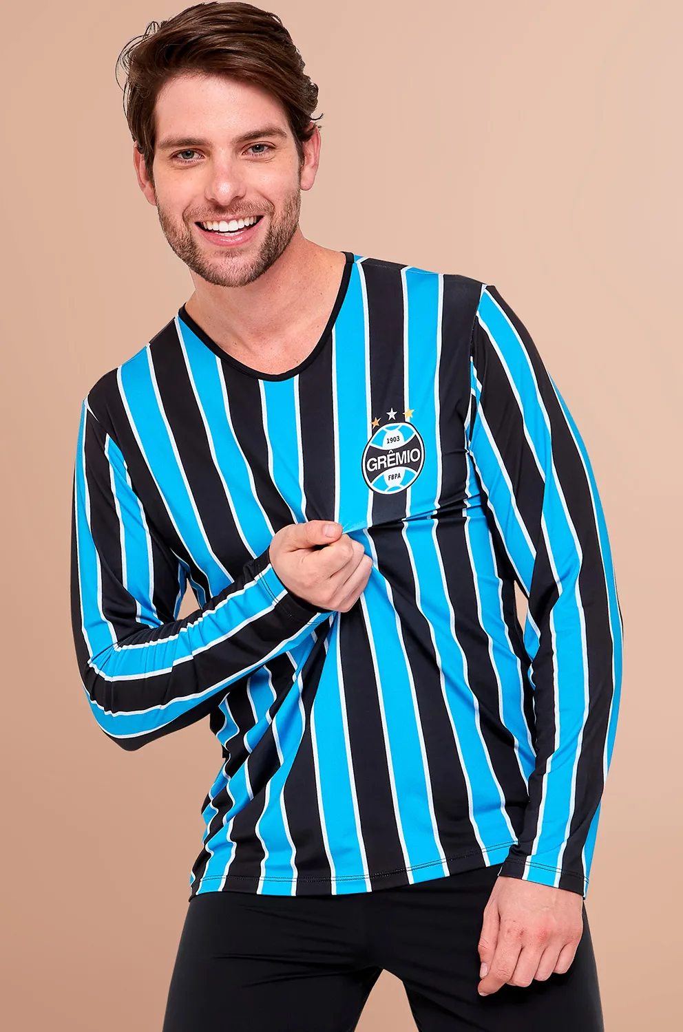 Pijama masculino Grêmio inverno