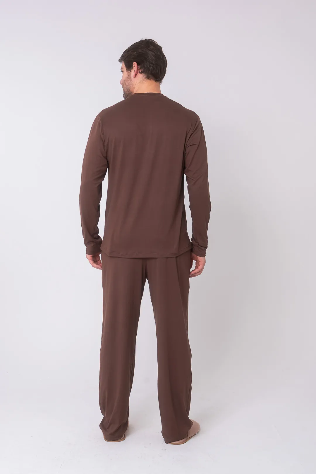 Pijama Basic Masculino Suede
