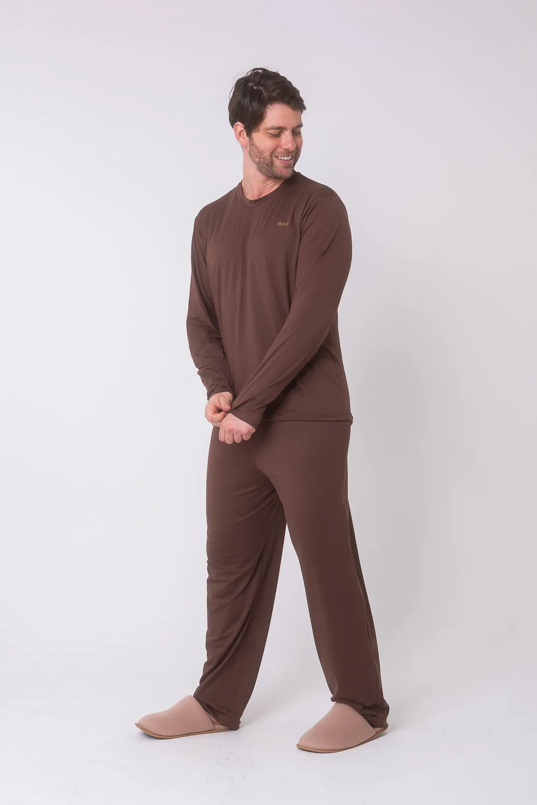 Pijama Basic Masculino Suede