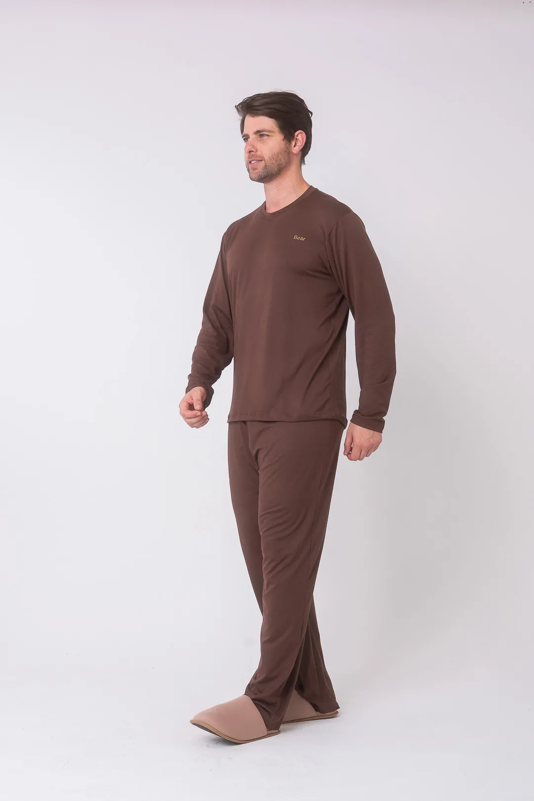 Pijama Basic Masculino Suede